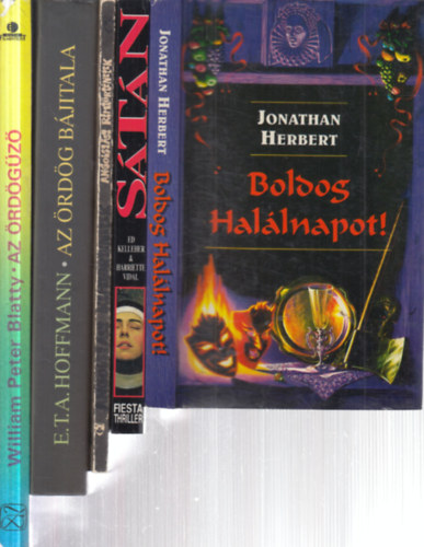 5 db. horror (Boldog hal�lnapot! + S�t�n + Angolsz�sz r�mt�rt�netek + Az �rd�g b�jitala + Az �rd�g�z�)