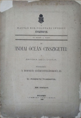 Az Indiai �ce�n cinszigetei, I. - Bangka geologi�ja