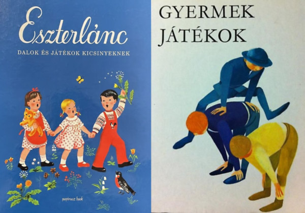 2 db jtkosknyv: Eszterlnc - Dalok s jtkok kicsinyeknek + Gyermekjtkok