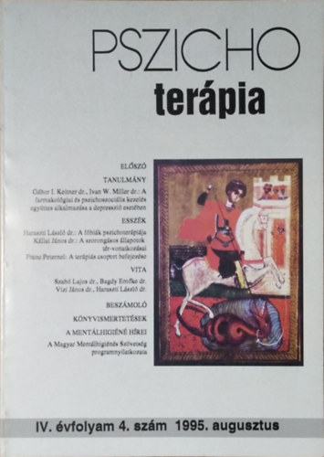 Pszichoterpia, IV. vf. 4. szm (1995. augusztus)