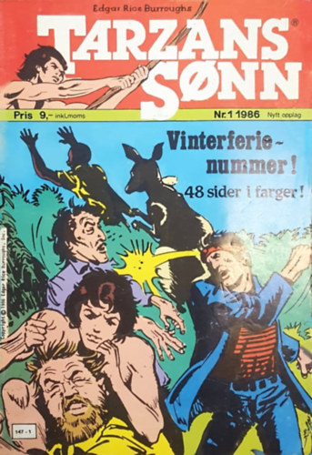 Tarzans Sonn 1986 Nr1 - Vinterferie nummer (svd nyelv Tarzan kpregny)