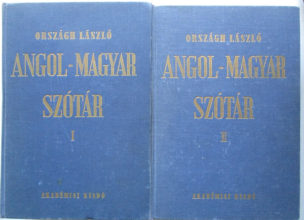 Angol-Magyar Sztr I-II.