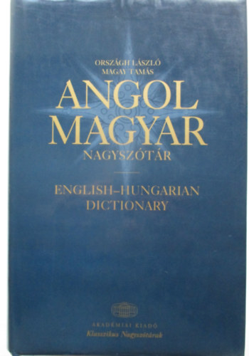 Angol-magyar nagysztr