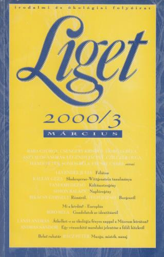 Liget 2000/3. Folyirat