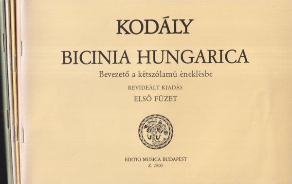 Bicinia Hungarica - Bevezet a ktszlam neklsbe I-IV.