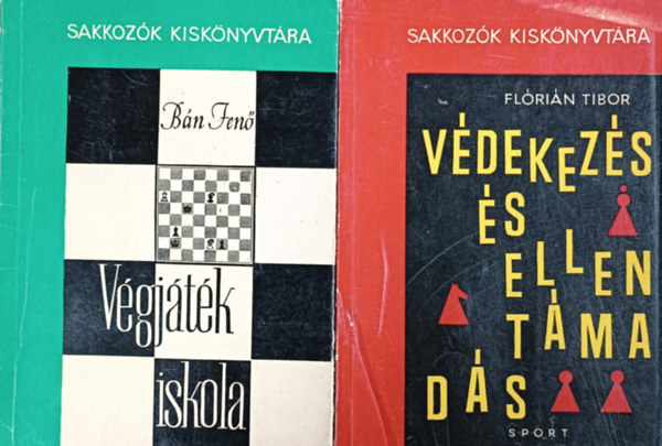 V�dekez�s �s ellent�mad�s + V�gj�t�k iskola (2 k�tet, Sakkoz�k kisk�nyvt�ra)