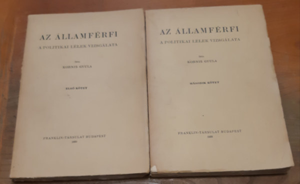 Az �llamf�rfi (A politikai l�lek vizsg�lata) I-II.