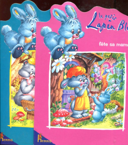 Le petit Lapin Bleu - 2 db (F�te sa maman - Et le vilain renard)