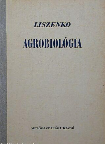 T. D. Liszenko - Agrobiolgia