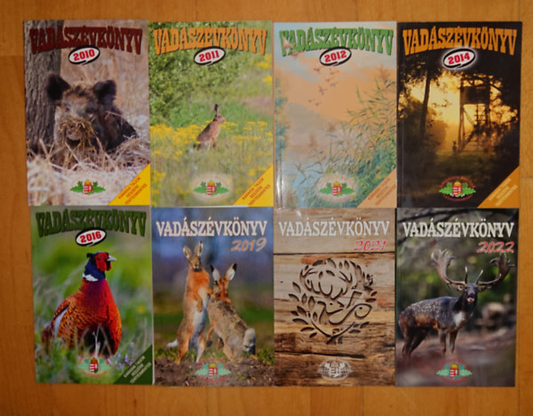 8 Vad�sz�vk�nyv: Vad�sz�vk�nyv 2012, Vad�sz�vk�nyv 2014, Vad�sz�vk�nyv 2016, Vad�sz�vk�nyv 2019, Vad�sz�vk�nyv 2021, Vad�sz�vk�nyv 2022