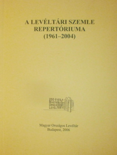 A Levltri Szemle repertriuma (1961-2004)
