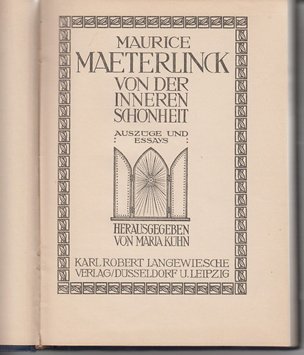 Maurice Maeterlinck - Von der Inneren Schnheit