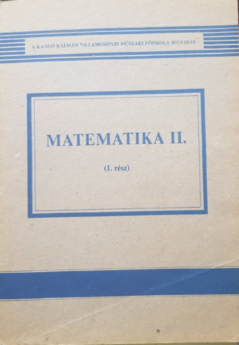 Matematika II. (1. rsz)