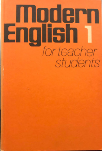 Modern English for teacher sudents I. - III.