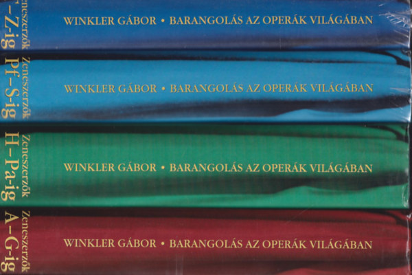 Barangols az operk vilgban I-IV. ( 4db ktet )