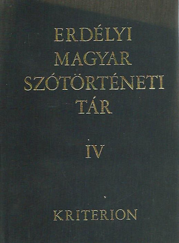 Erdlyi magyar sztrtneti tr IV. (Fm-Ha)