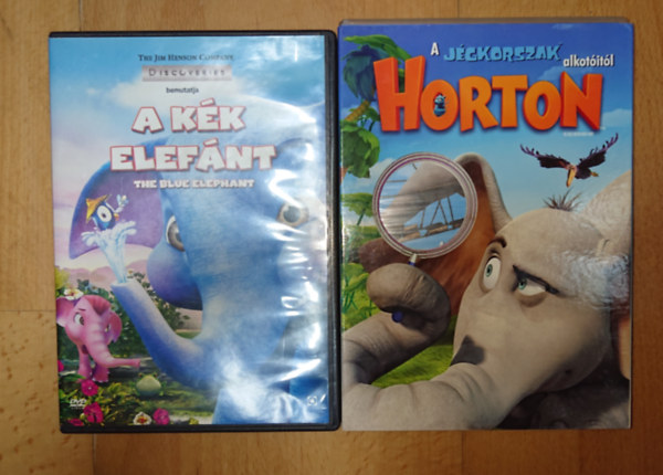 2 kedves mesefilm DVD-n elef�nttal a f�szerepben: A k�k elef�nt, Horton