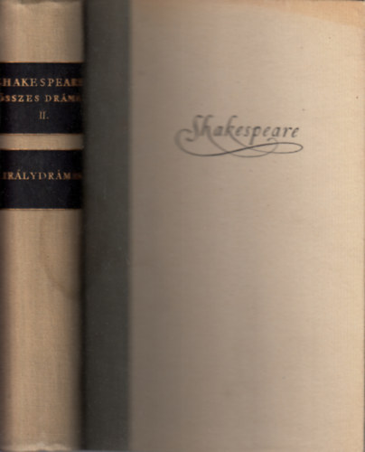 Shakespeare sszes drmi II.: Kirlydrmk