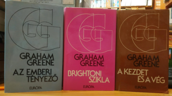3 db Graham Greene: Az emberi tnyez + Brightoni szikla + A kezdet s a vg