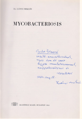 Myco bacteriosis (Dediklt)