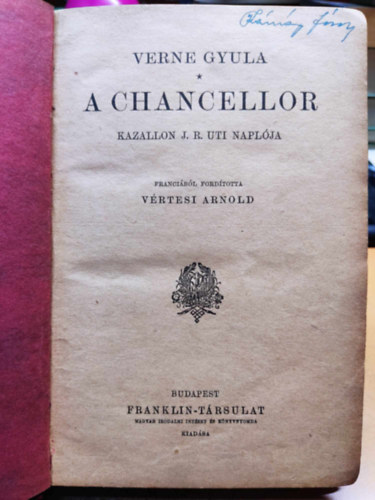 A Chancellor - Kazallon J. tinaplja