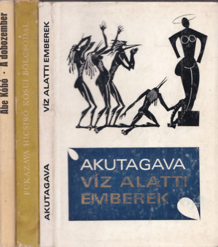 3 db. jap�n szerz�k m�vei: V�z alatti emberek + K�sui b�lcs�dal + A dobozember