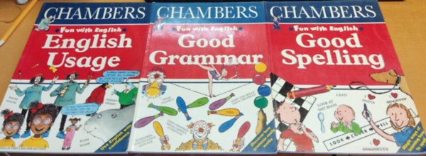 Chambers: 4 db Fun with English: English Usage + Good Grammar + Good Spelling