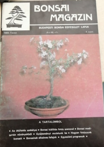 Bonsai magazin 1988. Tavasz 4. szm
