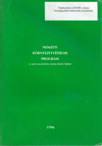 Nemzeti Krnyezetvdelmi Program 1997-2002
