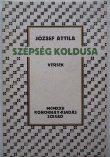 Sz�ps�g koldusa - Versek (Hasonm�s kiad�s)