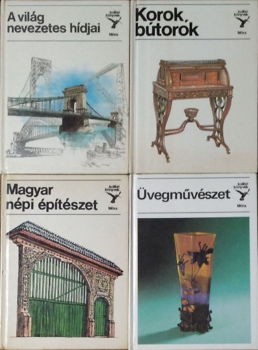 A vilg nevezetes hdjai + Korok, btorok + Magyar npi ptszet + vegmvszet (4 ktet a Kolibri Knyvek sorozatbl)