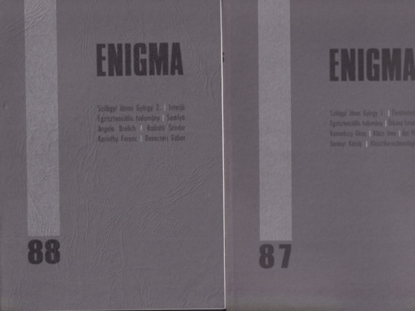 Enigma 87-88 - Szilgyi Jnos Gyrgy