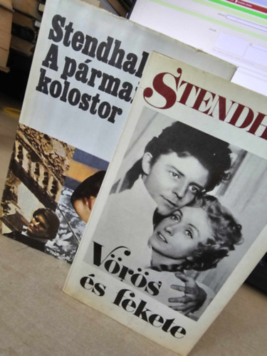 2 db. Stendhal knyv: A prmai kolostor + Vrs s fekete