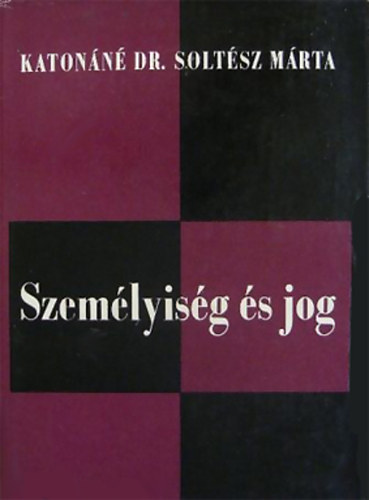 Szemlyisg s jog