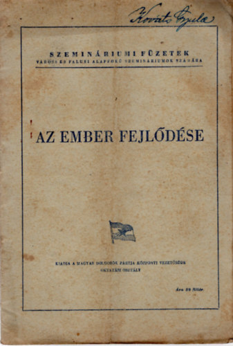 Az ember fejldse