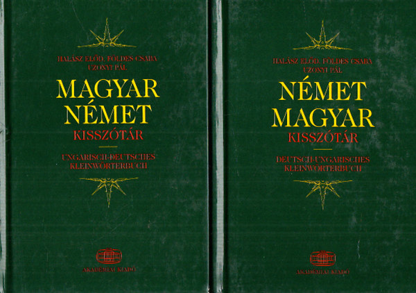 Magyar-nmet, nmet-magyar kissztr I-II.