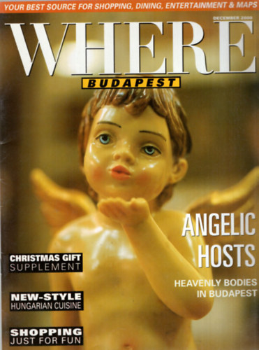 2 db Where Budapest magazin (egytt)  2000 december, 2001 janur