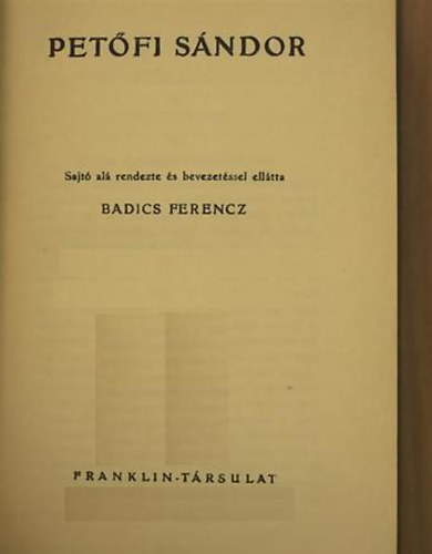 Pet�fi S�ndor elbesz�l� k�ltem�nyei