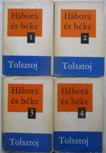 Lev Tolsztoj - H�bor� �s b�ke I-IV.