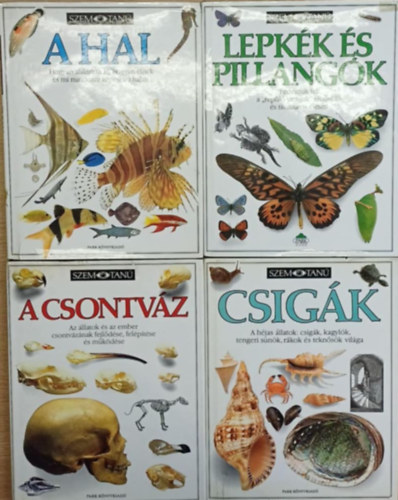 6 ktet a Szemtan sorozatbl: A pnz - Tallmnyok - A hal - Lepkk s pillangk - A csontvz - Csigk