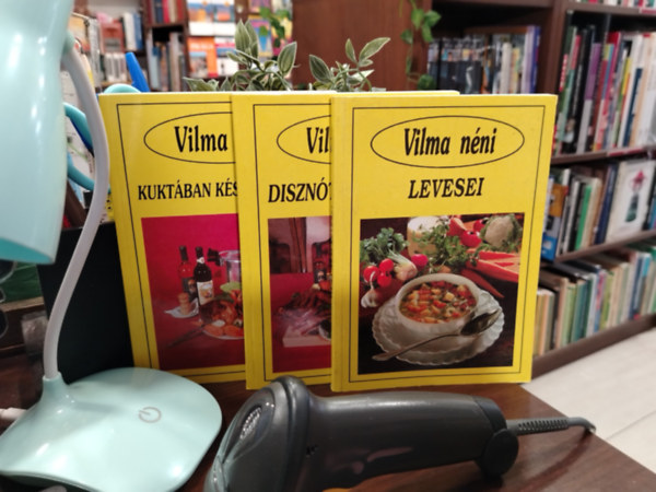 3 db. Vilma n�ni k�nyvcsomag, Levesei, Diszn�toros �telei, Kukt�ban k�sz�lt �telei