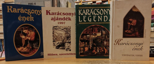 4 db Merry Christmas: Karcsonyi nek (Borbs) + Karcsonyi nek (D. Szab) + Karcsonyi ajndk 1997 + Karcsonyi legenda