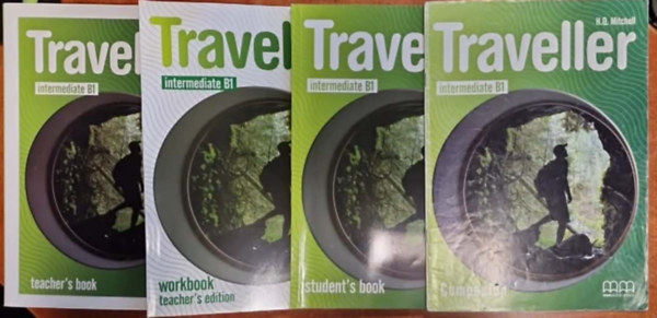 5db Traveller intermediate B1: Student's Book + 2 Teacher book+companion