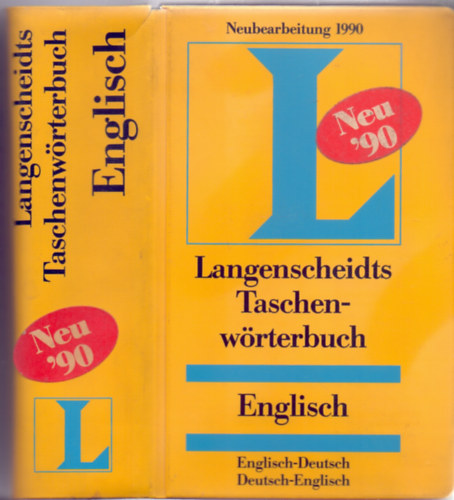 Langenscheidts Taschenwrtebuch - Englisch: Englisch-Deutsch - Deutsch-Englisch (Neuarbeitung 1990)
