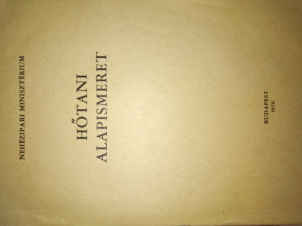 Htani alapismeret - Oktatsi jegyzete