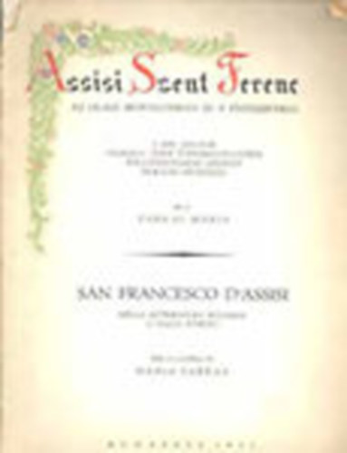 Assisi Szent Ferenc az olasz irodalomban s a festszetben