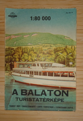 A Balaton turistat�rk�pe (1986) 1:80 000