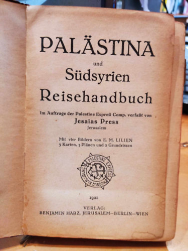 Jesaias Press - Palstina [Palaestina] und Sdsyrien Reisehandbuch