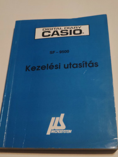 Digital Diary Casio SF-9500 Kezel�si utas�t�s