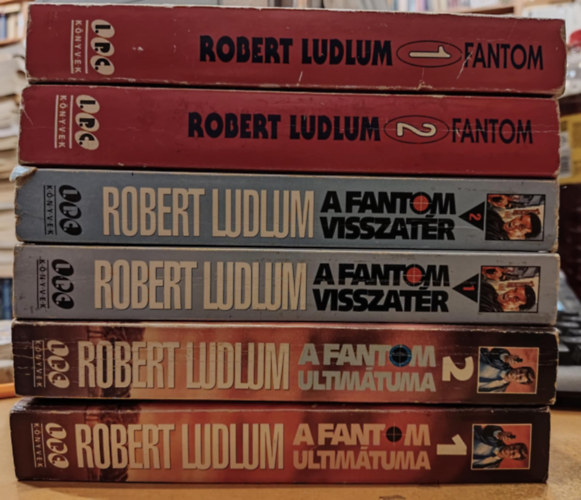 3 Bourne trtnet 6 ktetben: A fantom 1-2. (I-II.)(A Bourne-rejtly) + A Fantom visszatr 1.-2. + A Fantom ultimtuma 1.-2.